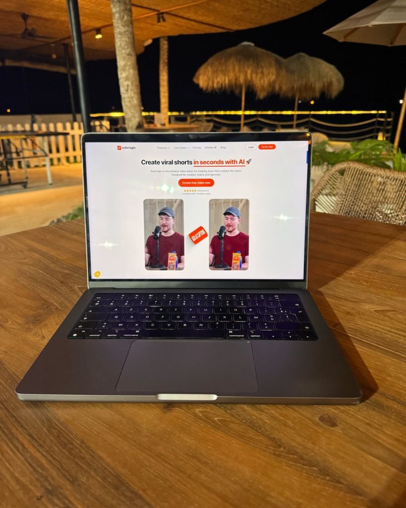 Submagic Laptop App