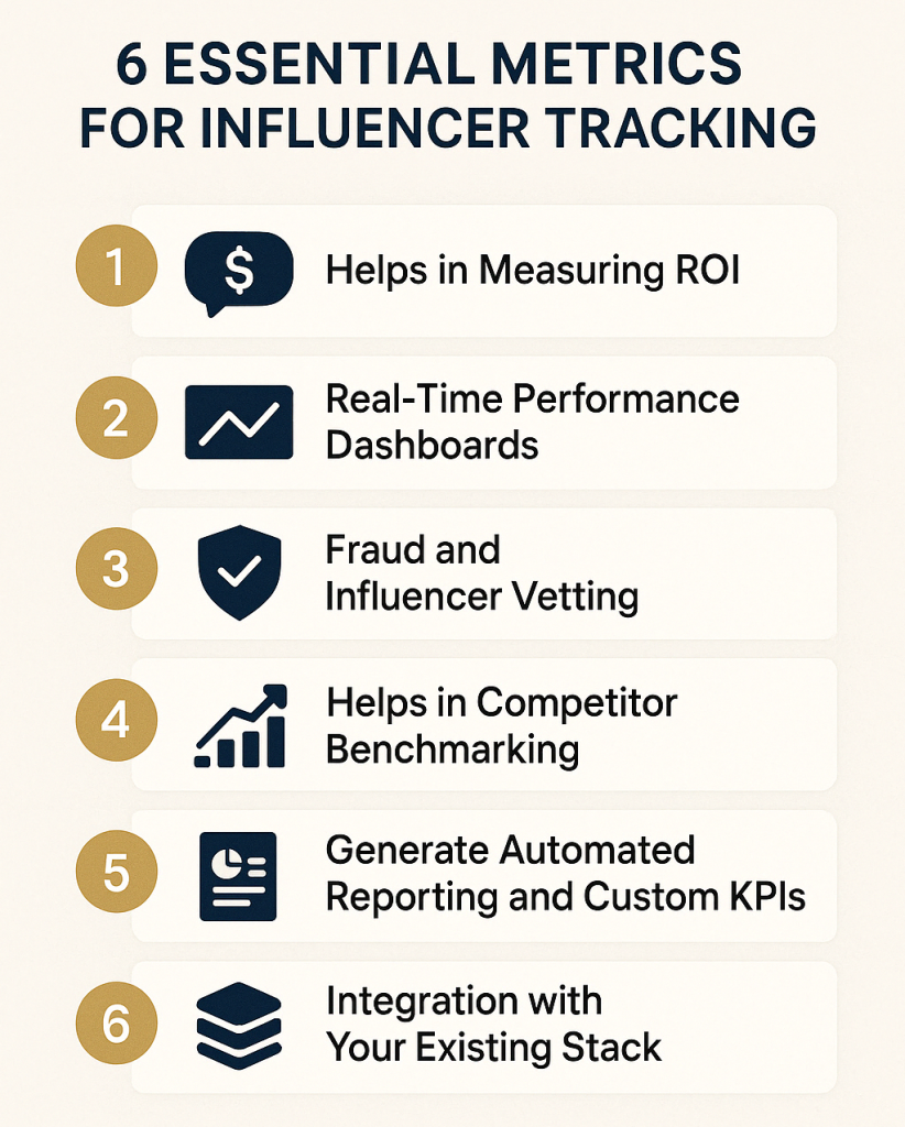 6 Influencer Tracking Metrics