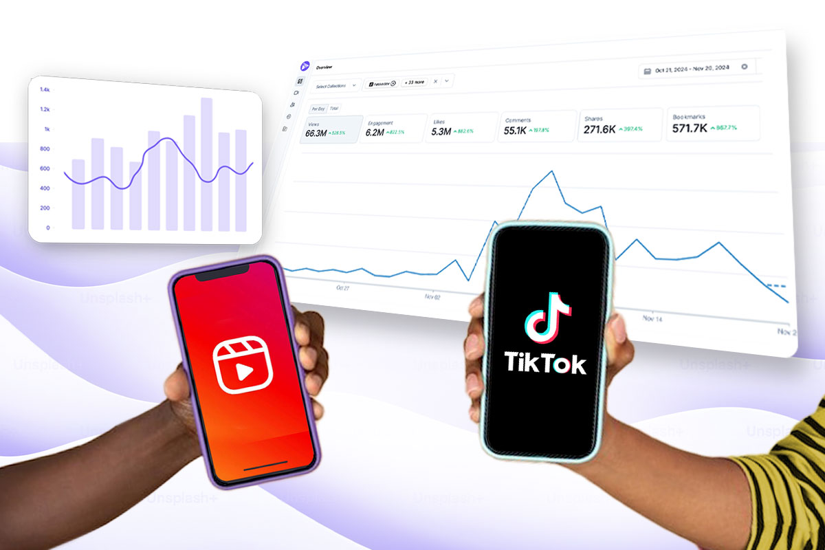 Cover Image for Cross-Platform Success: How to Analyze Instagram Reels Account and TikTok Account Data Side-by-Side