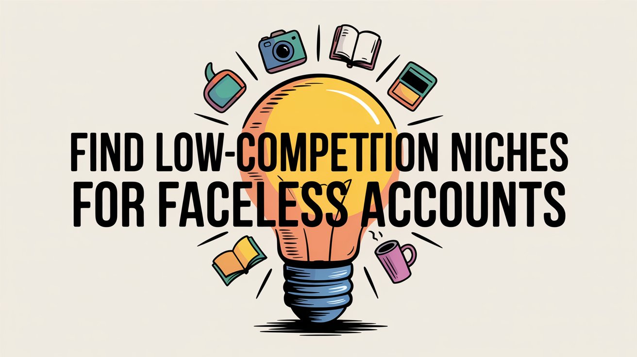 How to Find Low-Competition Niches for Faceless Accounts?
