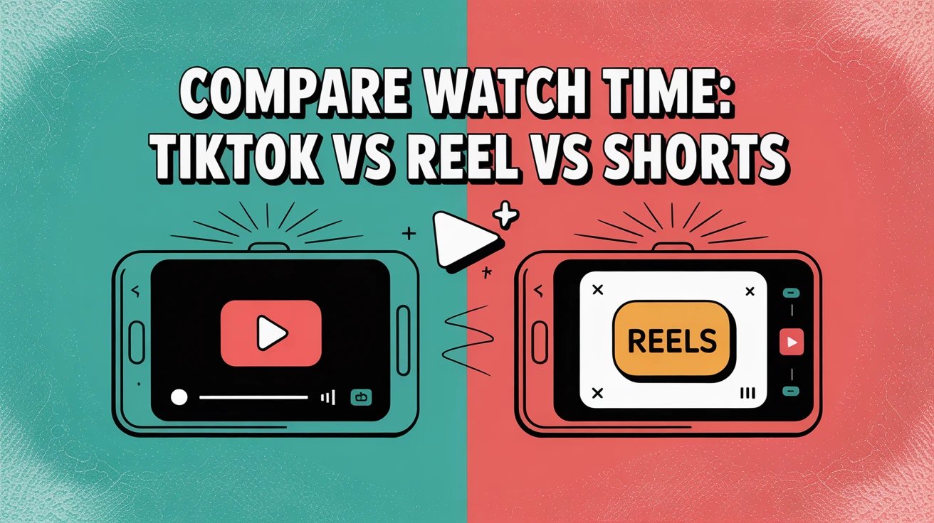 Compare Watch Time: TikTok vs Reels vs Shorts (2025)
